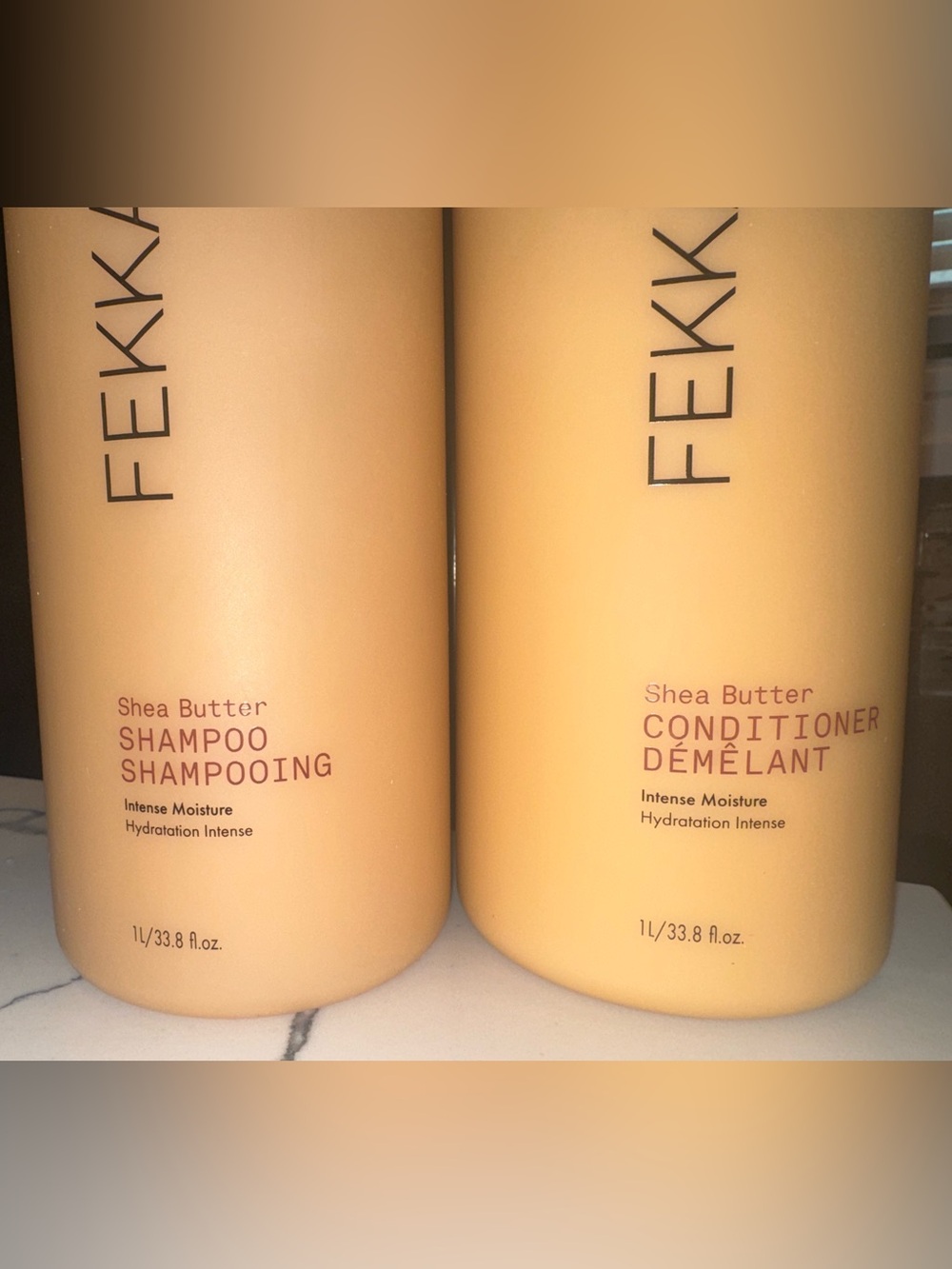 FEKKAI Shea Butter Shampoo & Conditioner Bundle 33.8 oz Each - Picture 2 of 6